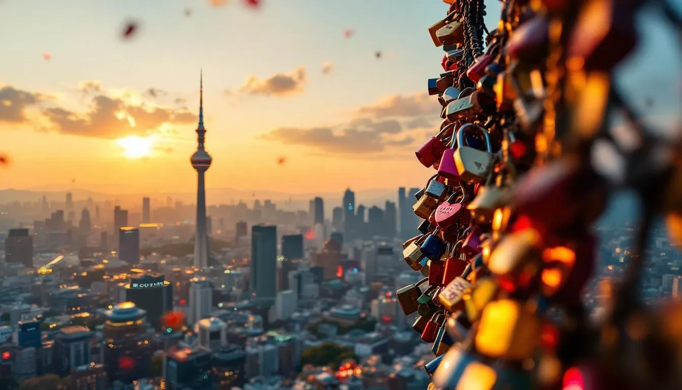 Namsan Tower - filming location in South Korea