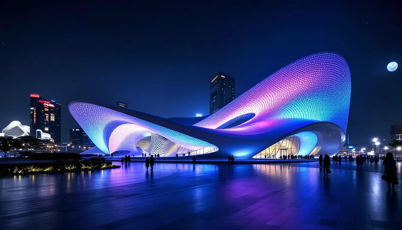 Dongdaemun Design Plaza - filming location in South Korea
