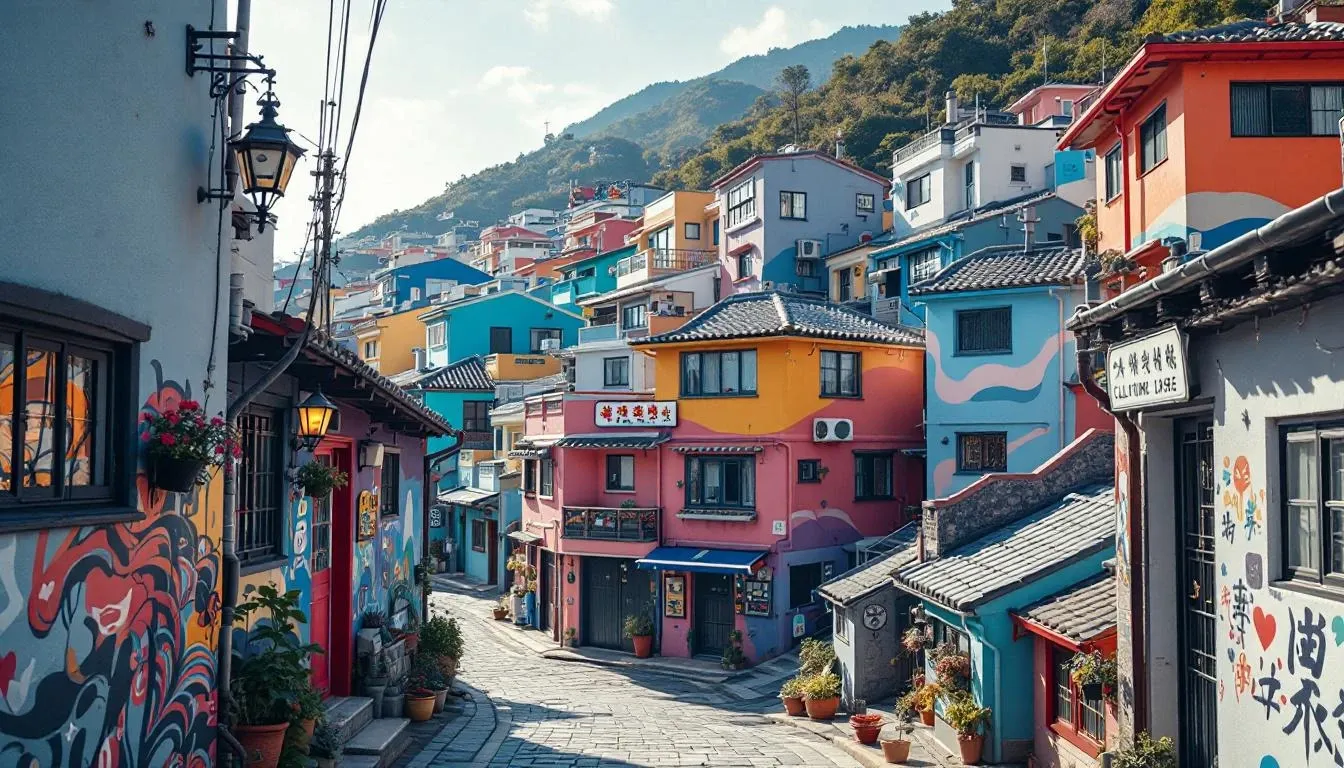 Gamcheon Culture Village - filming location in South Korea