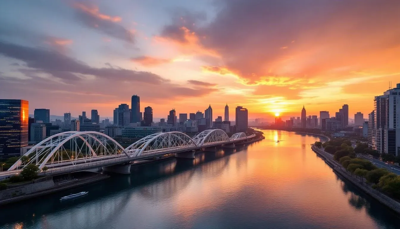 Han River Seoul - filming location in South Korea