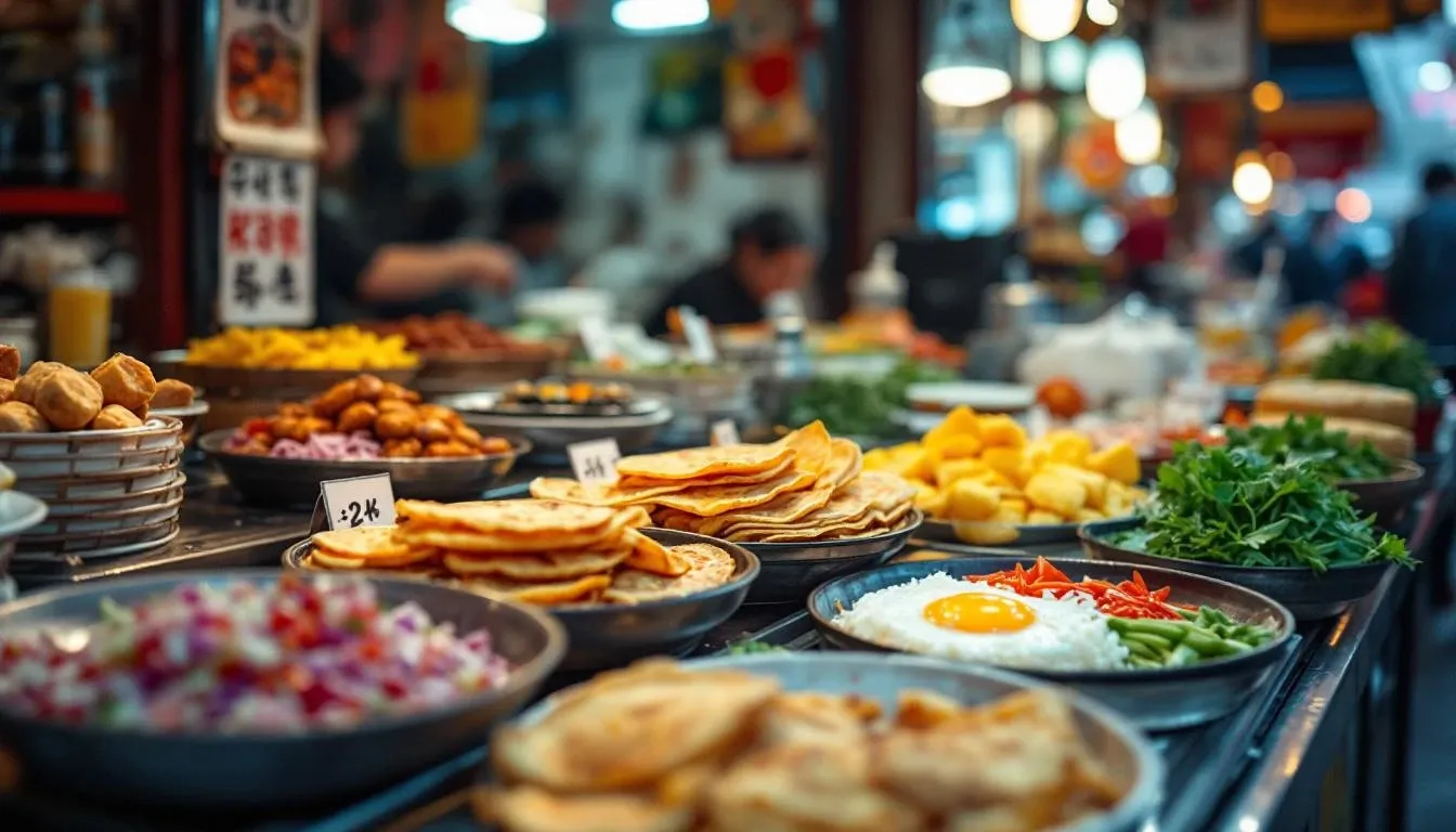 Korean Food Market - filming location in South Korea