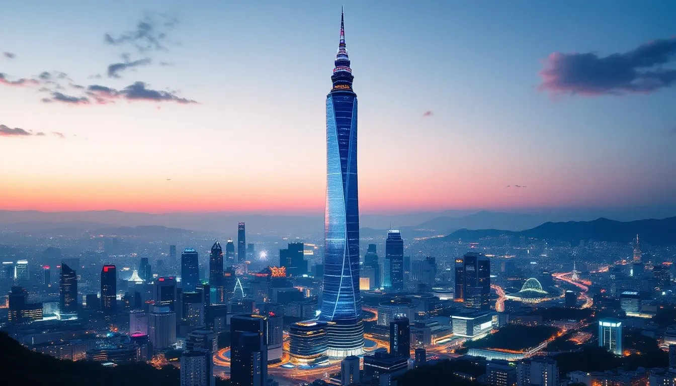 Lotte World Tower - filming location in South Korea