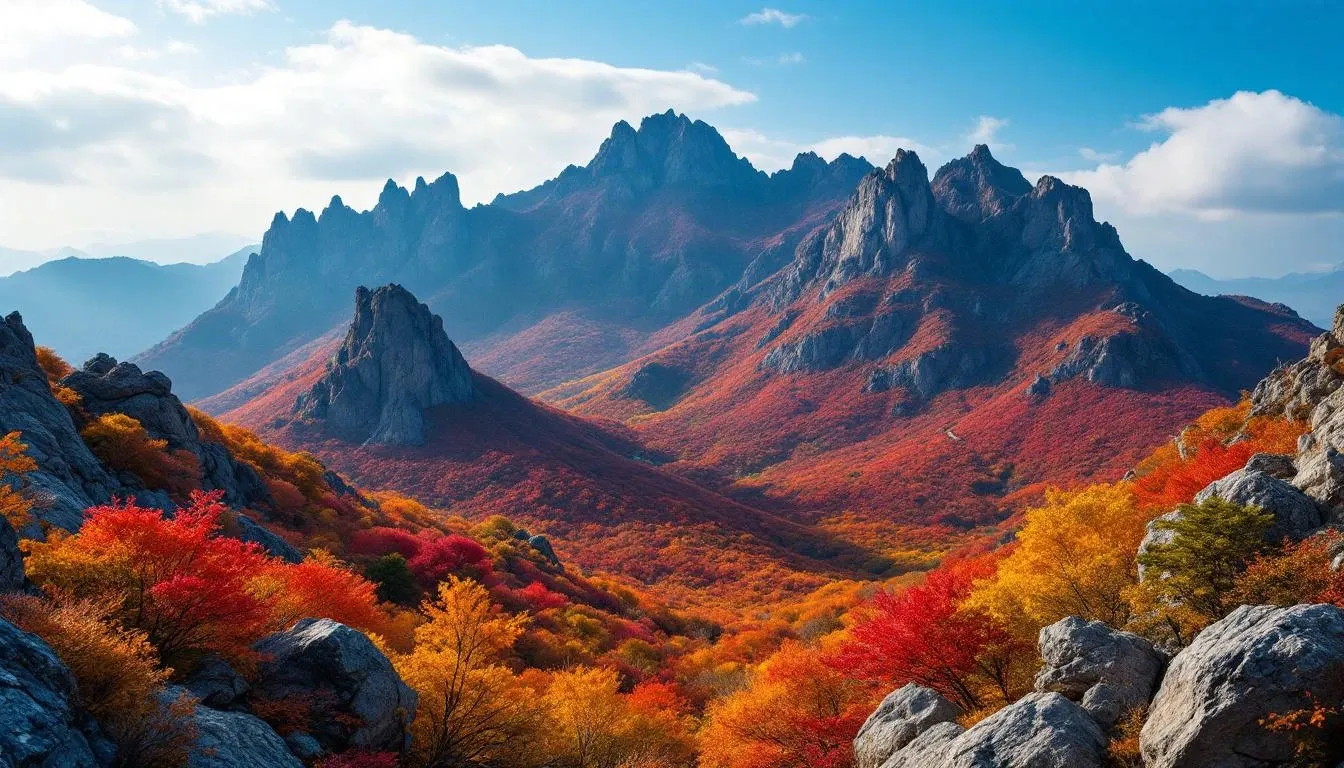 Seoraksan Mountain - filming location in South Korea