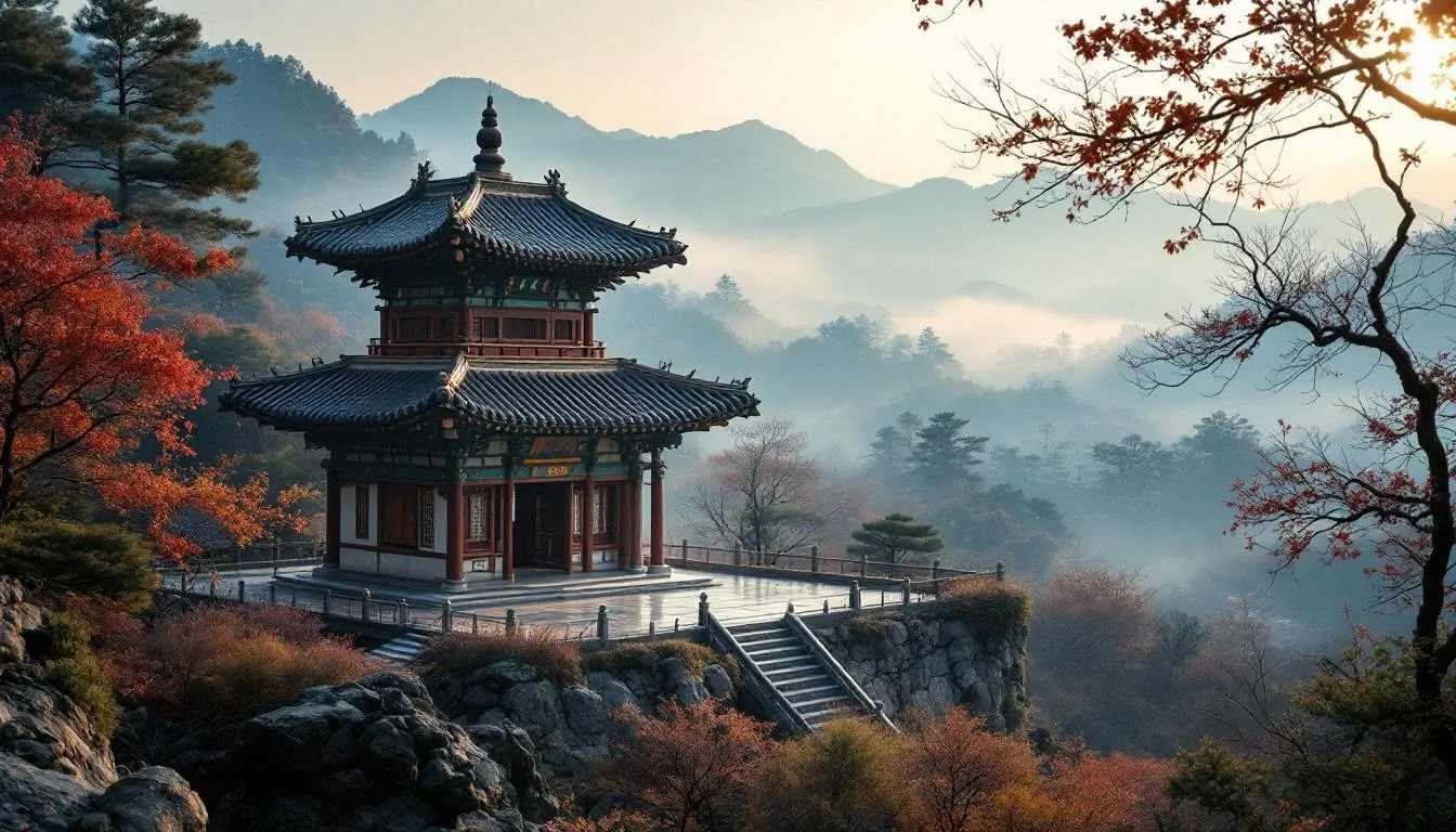 Korean Temple Stay - filming location in South Korea