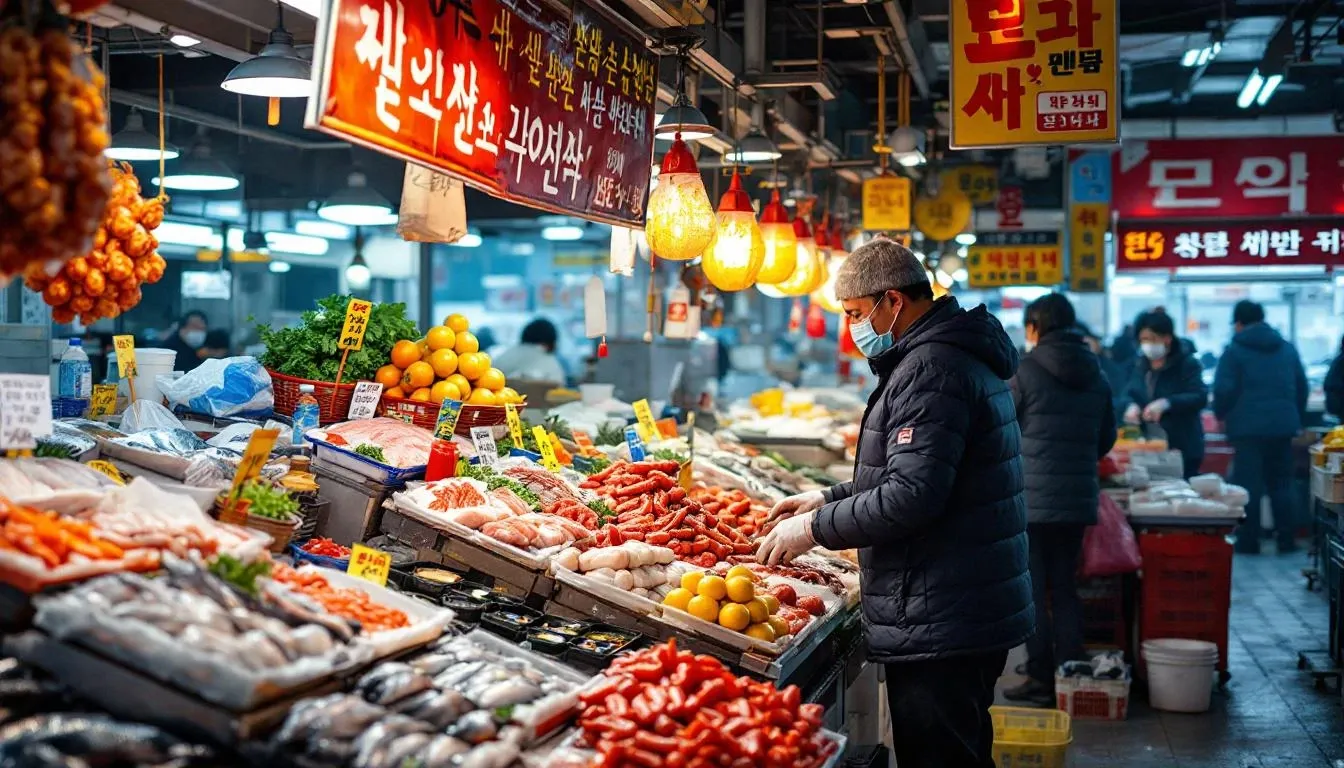 Busan Jagalchi Market - filming location in South Korea