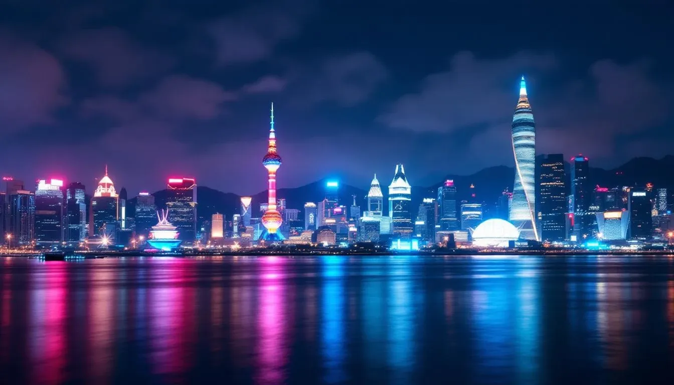 Filming locations across Korea - Seoul night skyline